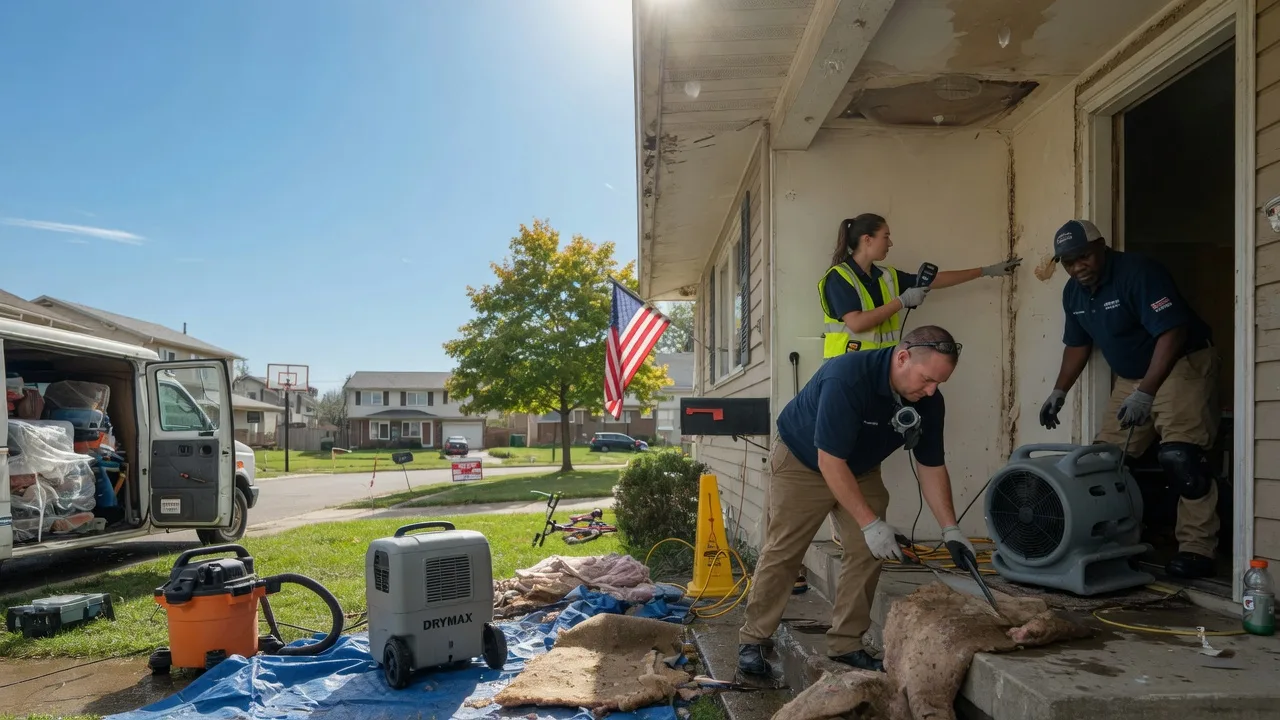 Water Damage Restoration in Sidney, IL near me